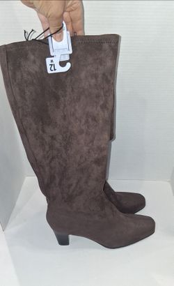 Aerosoles Women's knee-high Brown Boots Size 12w