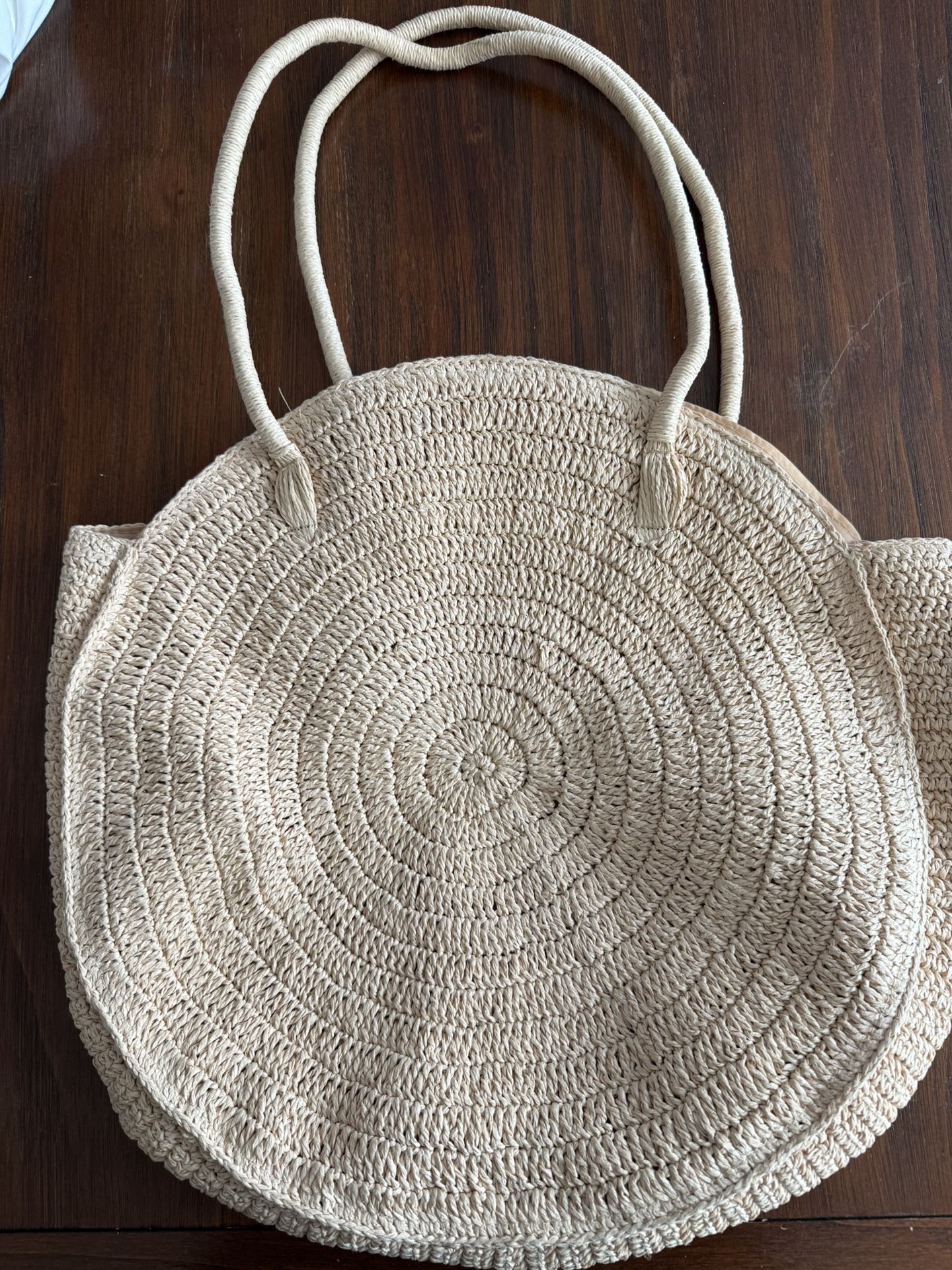 H&M Round Straw Bag