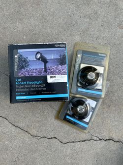 Portfolio Floodlight Set W/ Tree/Eaves/Deck Mount - Set Of 2