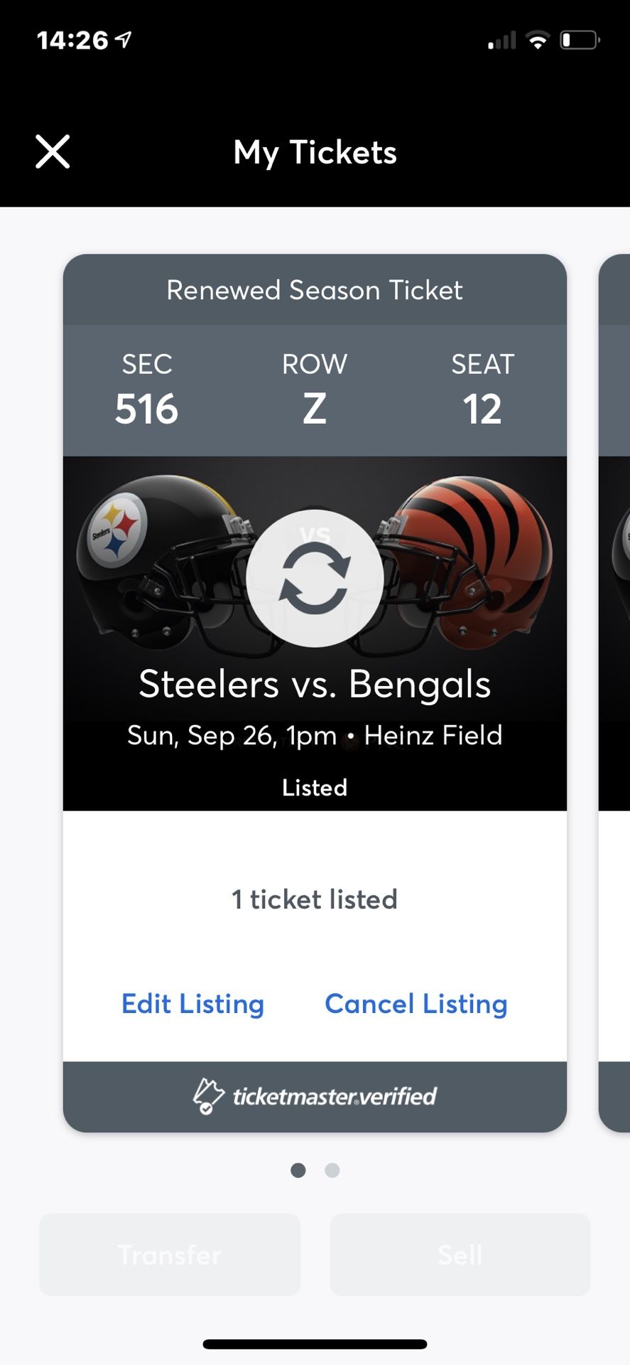 Steeler Tickets