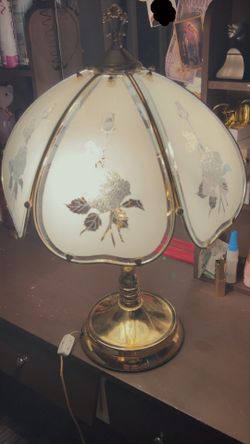 Vintage 6 panel lamp