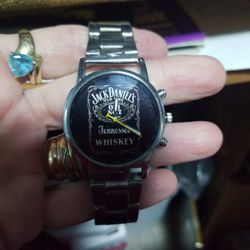 Jack Daniels Stainless Steel Watch New