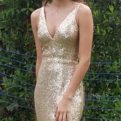 Gold Prom/Homecoming Dress