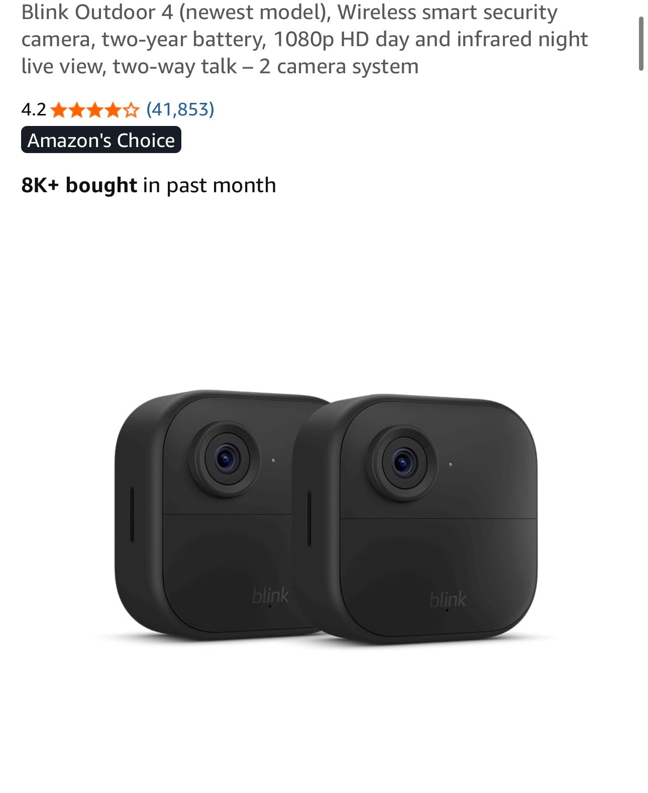 Blink Cameras