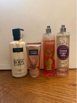 Victoria’s Secret lotion, BBW perfume