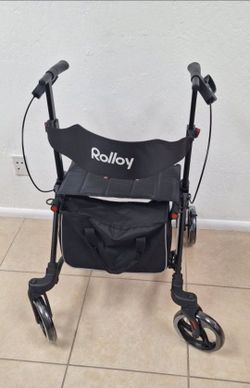 Rolloy Ultra Compact Master Rollator Walker, a lightweight and portable walking assistant