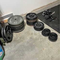 1000 Pounds Of 2” Olympic Weight Plates