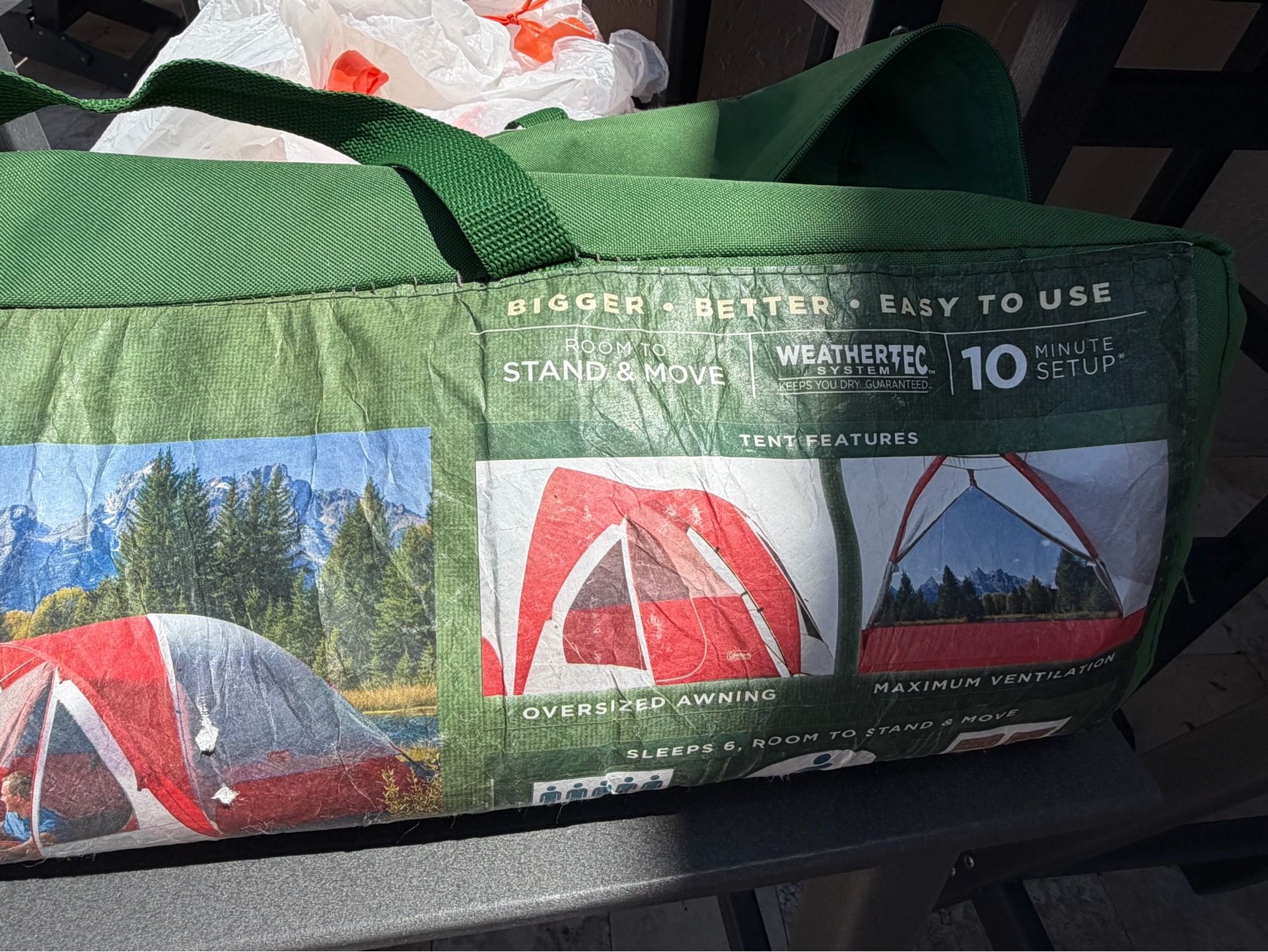 Coleman Sunlight Ridge 6-Person Tent – Excellent Condition – $95