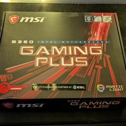 msi b360 gaming plus motherboard
