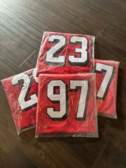 49ers Red 94 Throwback Jersey