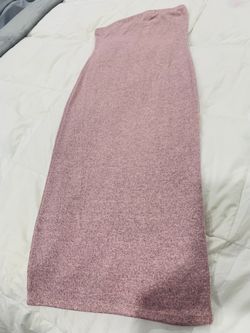 Pink Strapless Dress 