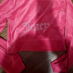 Pink Juicy Couture Zip Up M