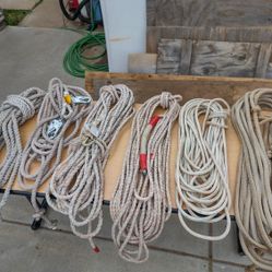Assorted Life Lines And Climbing Ropes