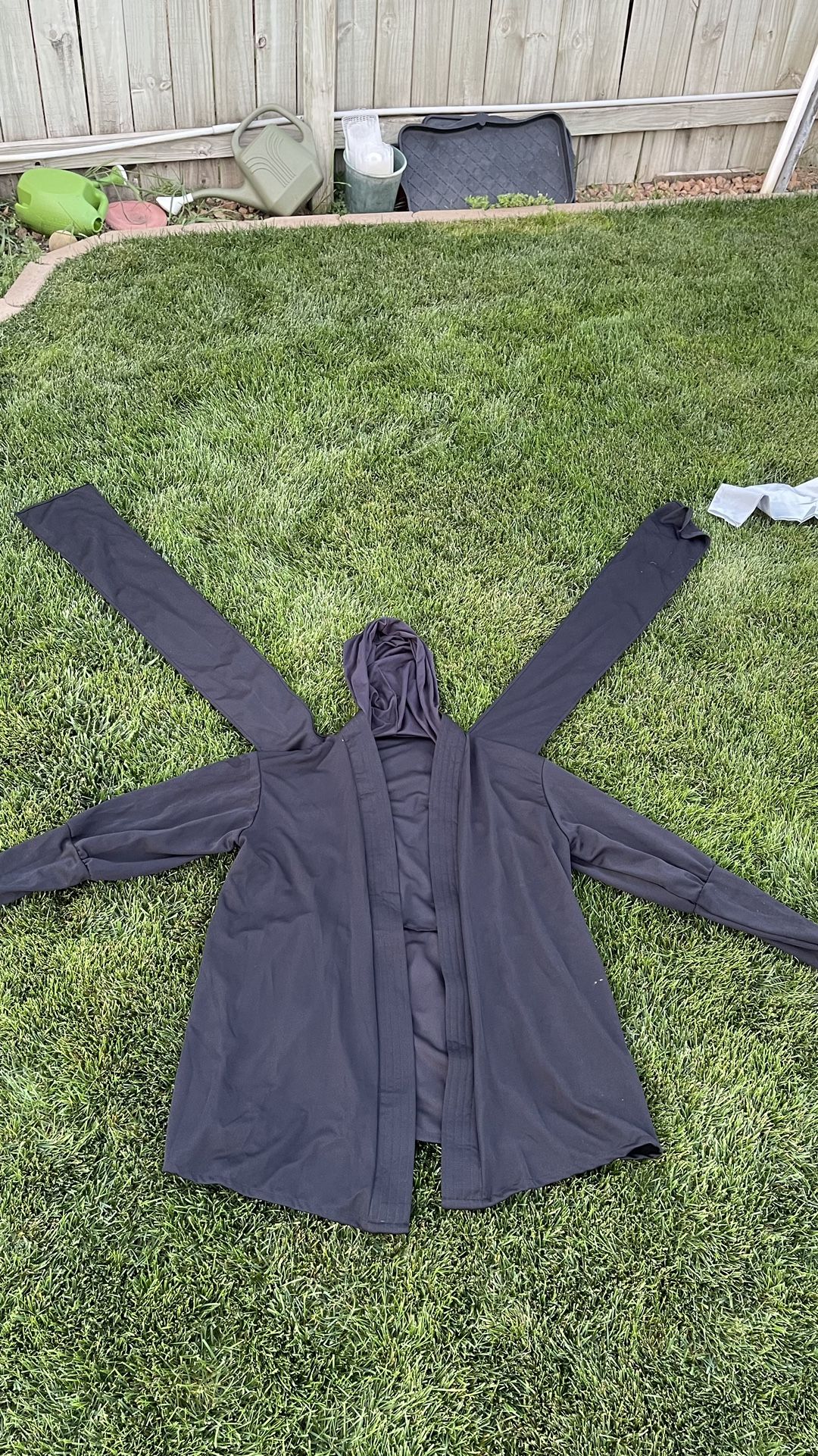 Black Long Jacket Or Top Halloween Costume