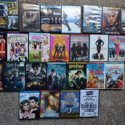 DVDs for sale ($2 each/$20 all)  - Action/Comedy/Romance/Kids Movies