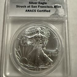 2012 S silver angle ms70 San Francisco mint