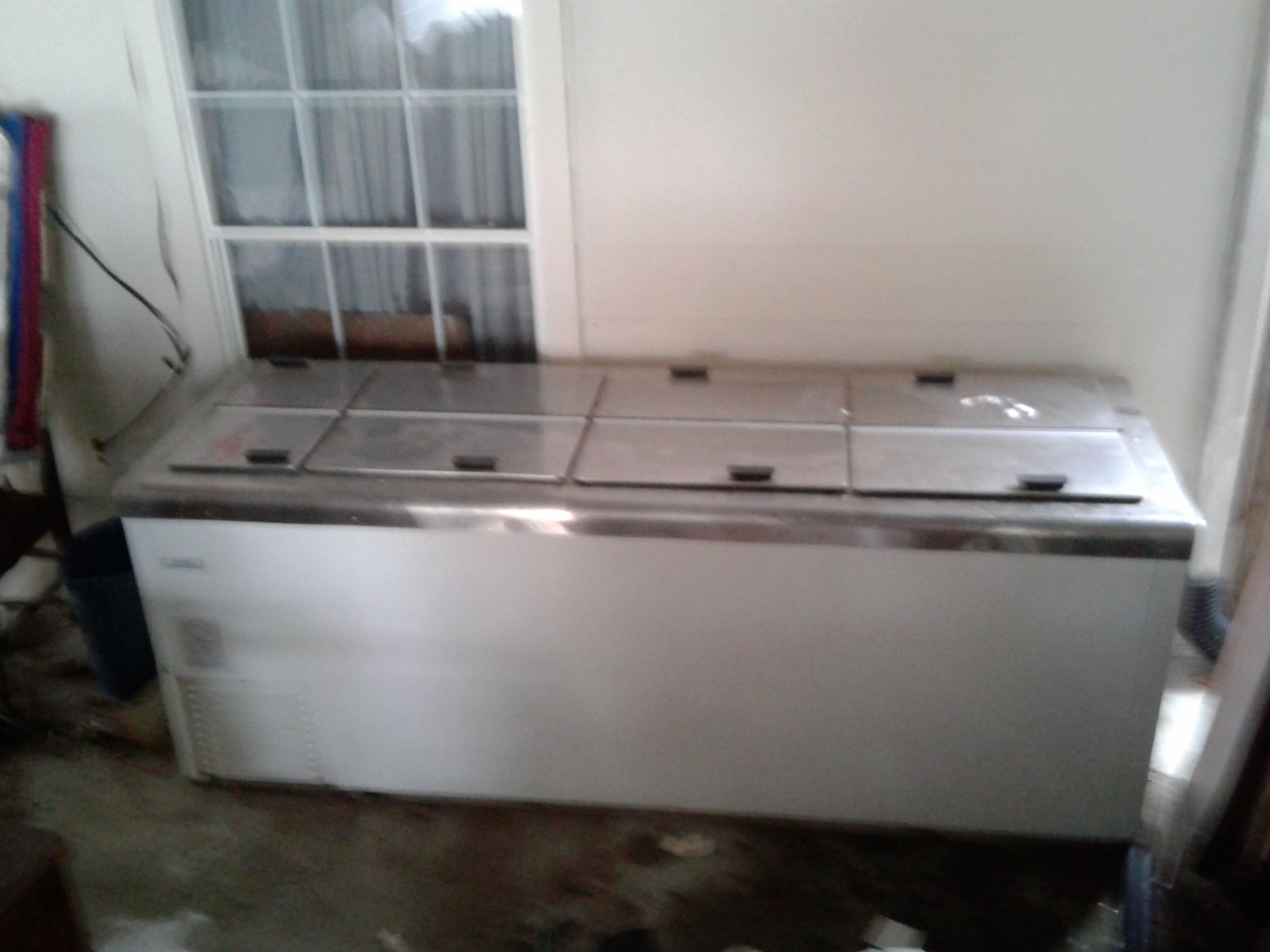 nelson icecream freezer 8ft. by 30inch bd\14 rb