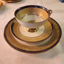 Vintage GCK #12 Porcelain Dessert and Cup and Saucer 