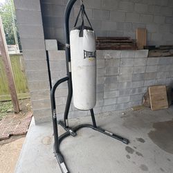 Punching Bag With Hang Tool $35 No Holds 