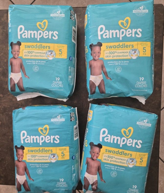 Pampers  size 5