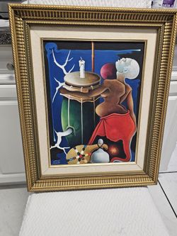 Jolee Anlati Original Painting By Obes Faustin.