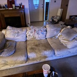 King Size Sofa, Bed, And Loveseat