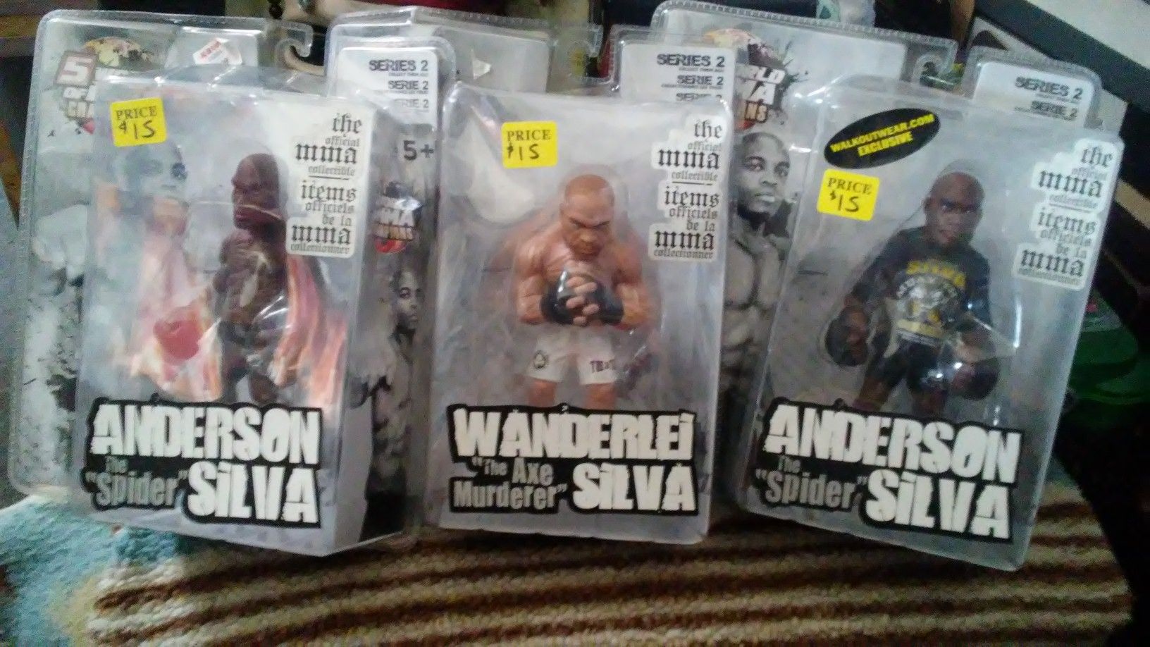 Mma fighters $15 each