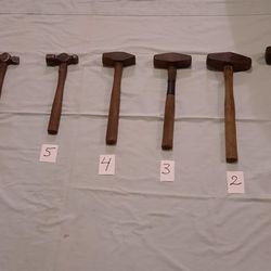 Tools: VINTAGE Sledge Hammers and Ball Peen