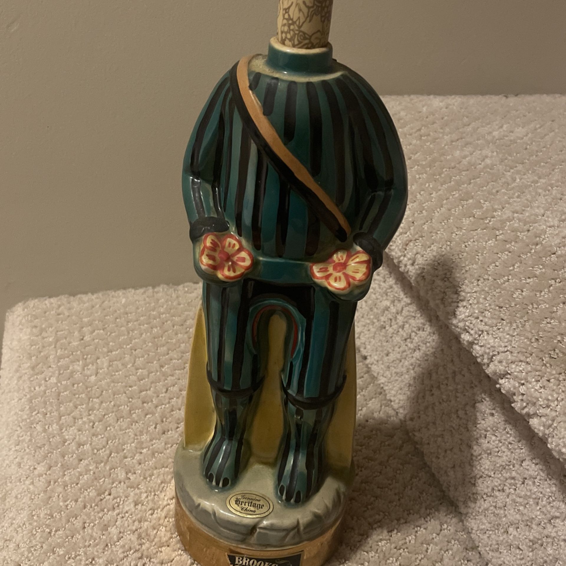 Vintage Ezra Brooks decanter