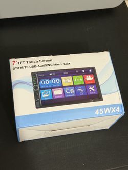 7" Double Din Touch Screen Car Stereo Bluetooth Radio USB AUX