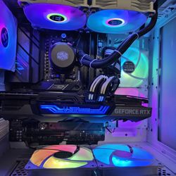 1440p/1080p white and black build with an excellent upgrade path