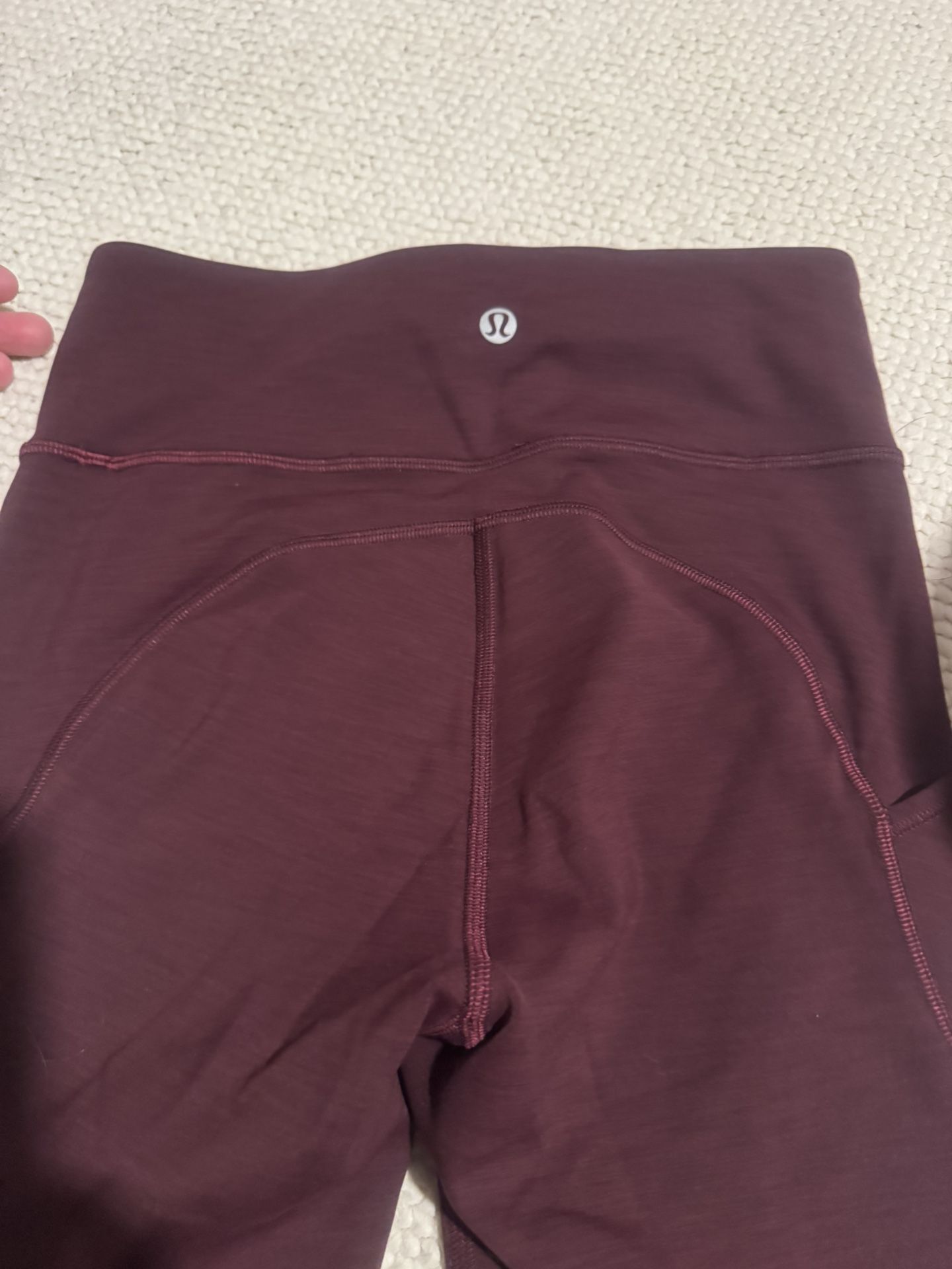 Womens Lululemon Maroon Leggings 