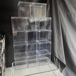 Acrylic Boxes (14) 4” x 4”