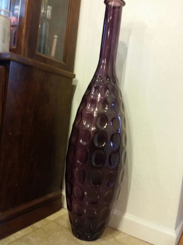 Purple Glass Floor Vase For Sale In San Jose Ca Offerup