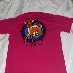 Supreme Pink Rain dear Shirt  