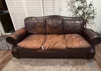 Italian Leather Sofa