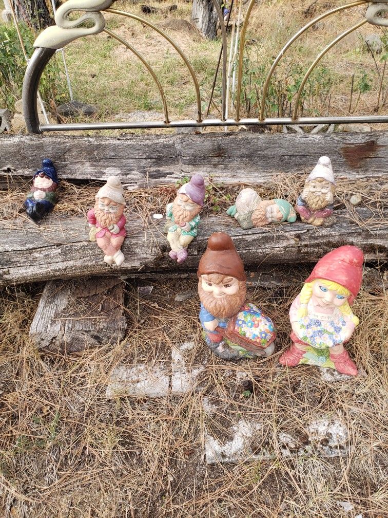 Garden Gnomes And Other Yard Art $10 Each
