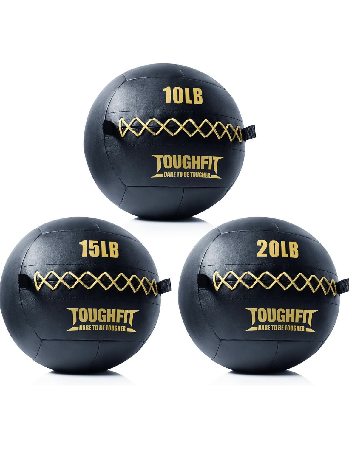 Soft Wall Ball - Medicine Ball Set for Cardio Fitness Exercise - Weighted Med Ball for Strength and Conditioning Exercises, Cross Training Lunge, and