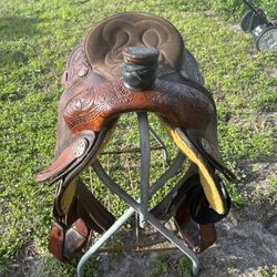 roping saddle 