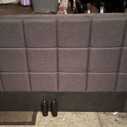 Dark Gray Headboard