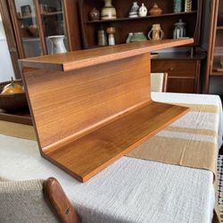 PEDERSEN & HANSEN DANISH TEAK FLOATING SHELF
