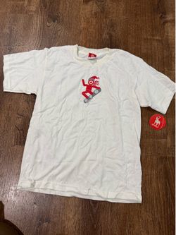 2000’s Target white tee with red graphic, youth Size L