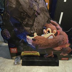 Donkey Kong Bonanza Offical Standee Sign.