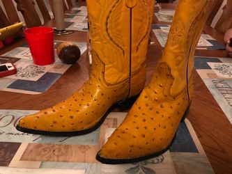 Ostrich boots