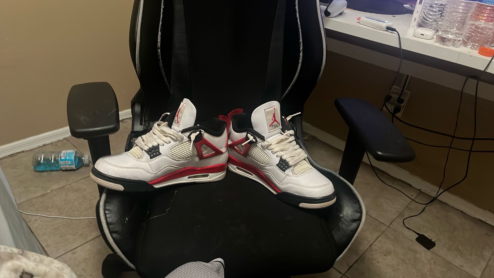 jordan 4 retro red cement size 10