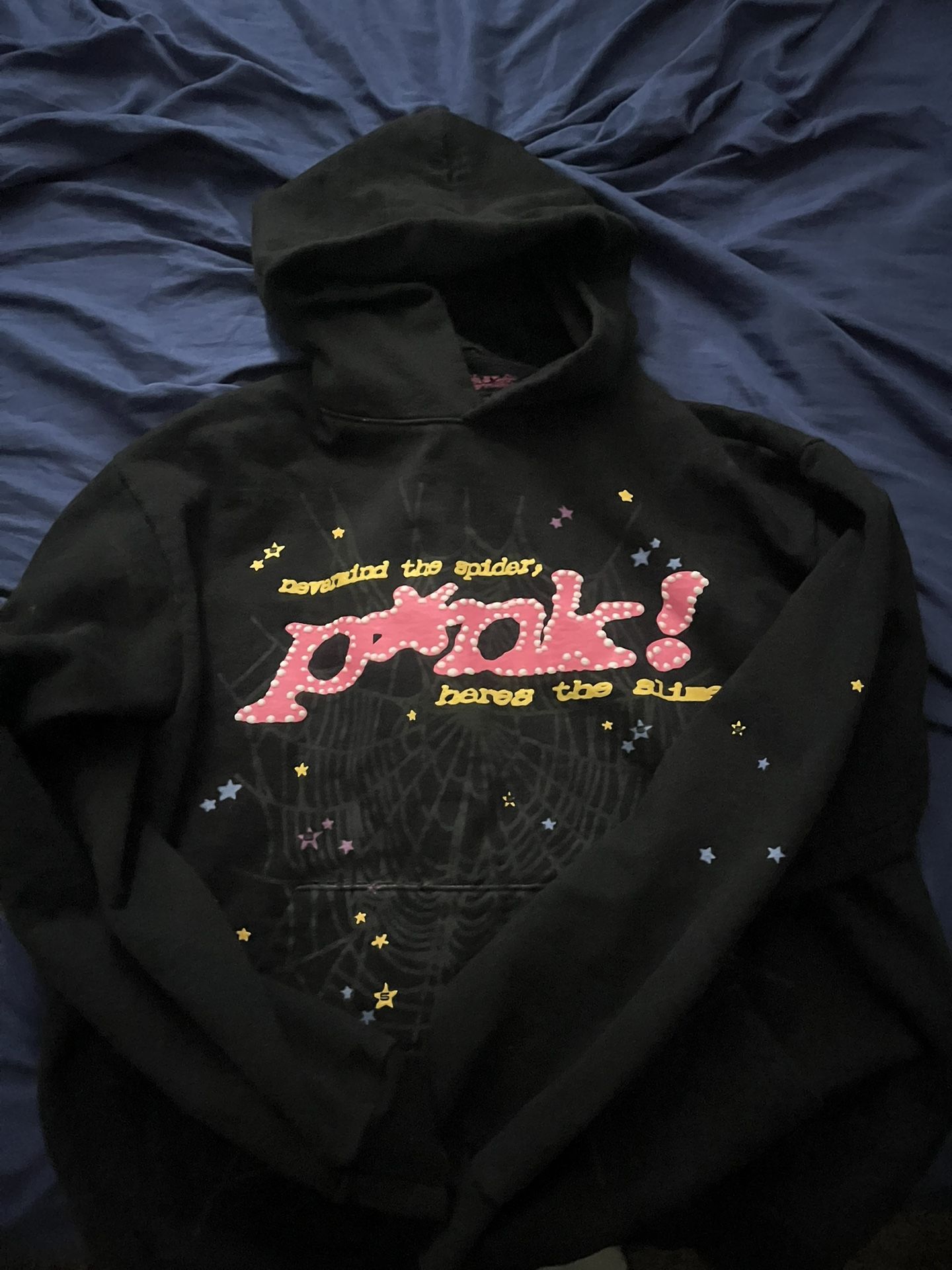 Sp5der Hoodie Black L