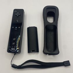 Official OEM Nintendo Wii Remote Black Controller Motion Plus Inside Wiimote