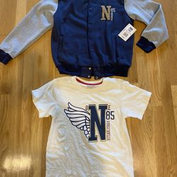New Boys Jacket And Shirt Set Size 14