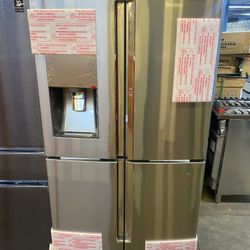 Samsung 28 cu. ft. 4-Door Flex French Door Refrigerator in Stainless Steel PPQXV