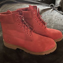 Red Timberland Boots 